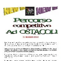 Percorso competitivo ad ostacoli!