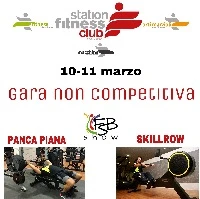 Gara non competitiva Panca Piana & Skillrow - Area Station Fitness Club PADIGLIONE 5