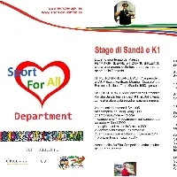 Padiglione 5 - AREA UPKL Sport For All